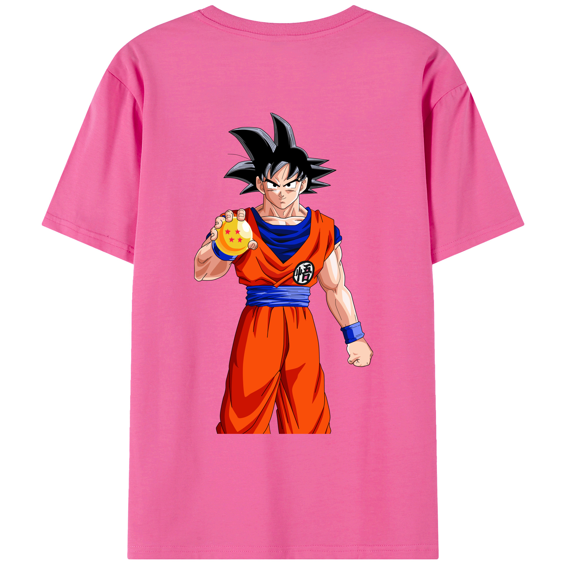 （画像用） ドラゴンボール 孫悟空（そん ごくう）Son Goku カカロット DRAGON BALL Kakarotto レディース半袖Tシャツ(バックプリント)